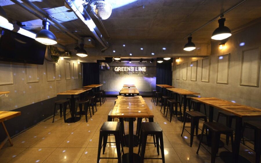 渋谷貸切パーティー GREEN’S LINEの内観