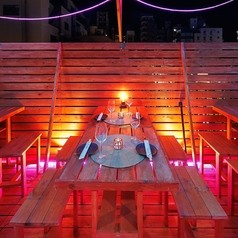星降る夜空ビアガーデン BBQ スカイテラス 新橋店の写真