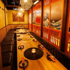居酒屋 黒毛和牛と炭火焼鳥と港直送朝獲れ鮮魚 華の粋 新橋総本店の写真