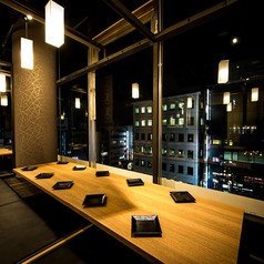 夜景ビアガーデン 空の灯 新橋の写真