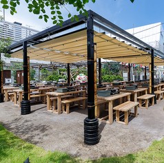 旅するビアガーデン Hello 新宿BBQ ビアガーデンの写真