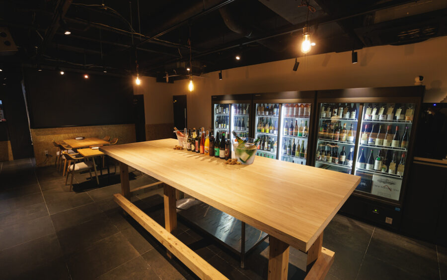 Natural Wineの内観