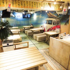 海の家気分で楽しむ 屋内BBQ×海鮮 ソウルメイトビーチ 新宿西口の写真