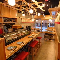 寿司 牡蠣 新宿スシエビス 新宿西口小滝橋通りの写真