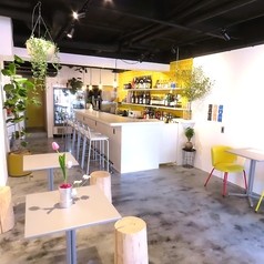 スタンド黄色の写真